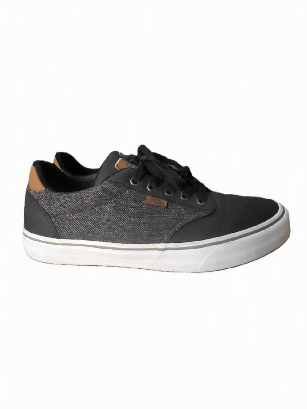 Vans Atwood Skate Sneakers Gray Black Men's Size 11 Low Top
